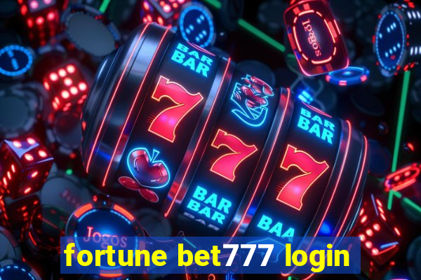 fortune bet777 login